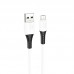 Кабель HOCO Micro USB silicone charging data cable X82  1 метр белый