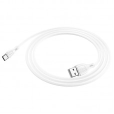 Кабель HOCO Type-C Ultimate silicone charging data cable X61  1m 3A белый