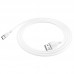 Кабель силиконовый эластичный HOCO X61 Type-C Ultimate silicone charging data cable 1m 3A белый