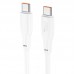 Кабель HOCO Type-C to Type-C Force fast charging data cable X93 1 метр 60 вт белый