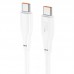 Кабель HOCO X93 Force Type-C to Type-C fast charging data cable 1m 100W белый