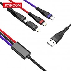 Кабель combo 4 в  1 Micro USB / Lightning + Type-C + lightning JOYROOM S-M377 1.5m 3.5A