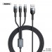 Кабель 3 коннектора REMAX Combo Sury 2 Series 3-in-1 Cable RC-070th 1.2m