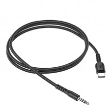 Кабель HOCO Type-C to Aux Digital audio conversion cable UPA17 юсб-с на 3.5мм черный