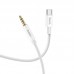 Кабель HOCO AUX to Type-C digital audio conversion cable UPA19 белый 1 метр