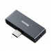 Переходник разветвитель BASEUS L57 Type-C Male to Type-C и 3.5mm с поддержкой 18W PD черный