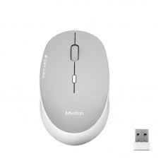 Мышь беспроводная недорогая MeeTion Wireless Mouse 2.4G MT-R570 серо белая