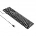 Клавиатура HOCO GM23 Ice wolf wired business keyboard (ru/ukr/en) черная