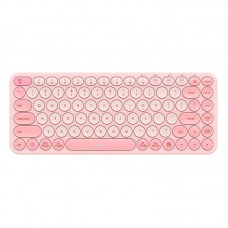 Клавиатура Baseus K01A Wireless Tri-Mode Keyboard 2.4G + BT1 + BT2 беспроводная розовая