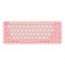 Клавиатура Baseus K01A Wireless Tri-Mode Keyboard 2.4G + BT1 + BT2 беспроводная розовая