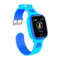 Детские смарт-часы Q11s Thermometer, HR&BP (1.44", IP67, LBS/GPS) голубые