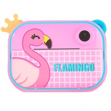 Детская фото-видео камера с моментальной печатью Flamingo WiFi (ZY-C3) фламинго