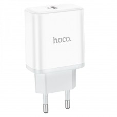 Зарядное устройство HOCO Stage C104A 1 type-c 20w 6931474782892 белый