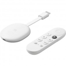 Беспроводной медиаплеер - приставка Google Chromecast with Google TV 4K GA01919 белый