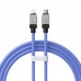 Кабель Baseus CoolPlay Series Type-C to Lightning 20W 1 m (CAKW000003) голубой