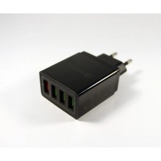 Зарядное устройство на 4 USB-порта QC-04 суммарно 6.2A