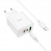 Зарядный комплект HOCO C126a Pure power three-port 40w с кабелем USB-C - USB-C