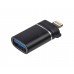 Переходник YHL-T3 USB 3.0 AF - Lightning male OTG для айфонов адаптер