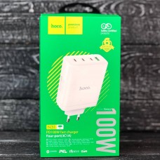 Зарядное устройство блок HOCO N31 Leader 100 W 3*USB-C выхода