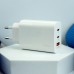 Зарядный сетевой адаптер HOCO DC40 быстрый 65W 3 порта usb