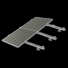 Комплект креплений для солнечных панелей на крышу X3 (3 опорных ряда)