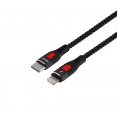 Кабель Remax RC-188i - Lesu Pro Aluminum Alloy Type-C - Lightning PD 20W 1 метр Черный