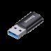 Переходник Baseus Ingenuity Mini OTG USB 3.1 to Type-C Черный (ZJJQ000101)