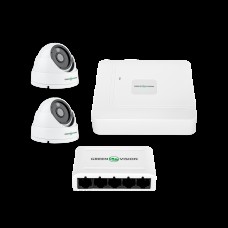 Комплект видеонаблюдения на 2 камеры GV-IP-K-W67/02 4MP (Lite)