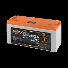 Аккумулятор LP LiFePO4 25.6V - 100 Ah (2560Wh) (BMS 150A/75А) пластик