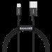 Кабель Baseus Superior USB 2.0 to Lightning 2.4А 1M Черный (CALYS-A01)