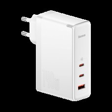Сетевое зарядное устройство Baseus GaN5 Pro 3 порта 1*USB + 2*Type-C 140W (CCGP100202) белое