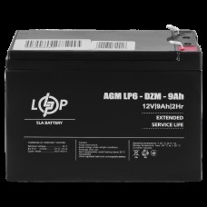 Тяговый свинцово-кислотный аккумулятор LP 6-DZM-9 Ah