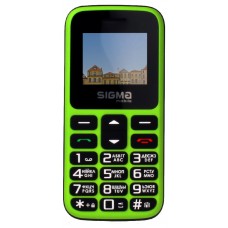 Телефон кнопочный для пожилых людей Sigma Mobile Comfort 50 HIT 2020 зеленый
