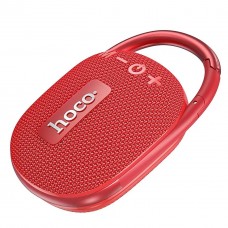 Беспроводная колонка HOCO HC17 Easy joy sports портативная акустика с карабином красная