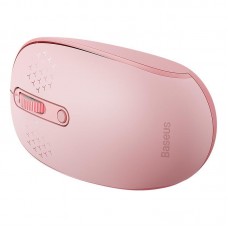 Мышь беспроводная Baseus F01B Tri-Mode Bluetooth 3 режимная розовая