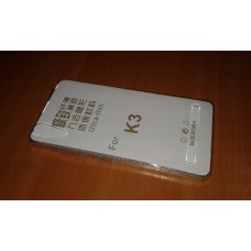 Чехол-накладка силиконовая 0.3mm Lenovo A6000 бело-прозрачная