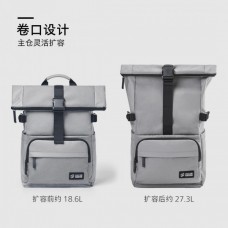 Универсальный рюкзак Xiaomi 90 Points Urban Roll Top Backpack 18.6 / 27.3L (6941413231664) серый