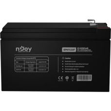 Аккумуляторная батарея для ИБП nJoy 12V/7A AGM T2/F2 GP07122F черная BTVACGUOBTD2FCN01B