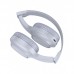 Наушники беспроводные накладные Bluetooth HOCO W46 Light blue gray