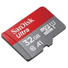 Карта памяти SanDisk MicroSDHC 32GB Ultra A1 + SD adapter SDSQUNC-032G-ZN3MN
