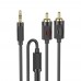 Кабель rca - 3.5mm HOCO UPA28 переходник адаптер