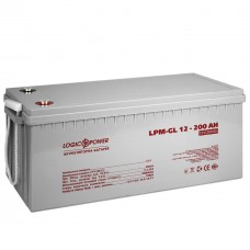 Гелевый аккумулятор LogicPower LPM-GL 12V - 200 ампер-часов