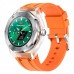 Смарт часы HOCO Y13 Vitality Orange (серебристый корпус оранжевый ремешок)