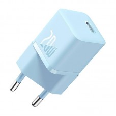 Зарядное устройство Baseus GaN 5 Fast Charger (mini) 20W (CCGN050103) 1 Type-C голубое