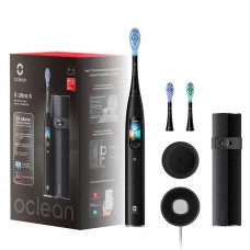 Умная зубная электрощетка Oclean X Ultra Set (с дисплеем OLED) черная 6970810553499