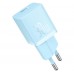 Зарядный адаптер быстрый Baseus GaN 5 FC mini USB-C 30W (CCGN070603) голубой