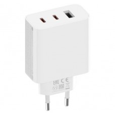 Зарядное устройство Xiaomi 67W GaN Charger 3 выхода 2C1A (BHR7493EU) белое
