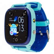 Детские часы - телефон AmiGo GO005 Thermometer 4G WI-FI голубые