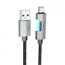 Кабель Hoco U123 с индикатором USB to Lightning - iPhone 6 7 8 11 12 13 1.2 метра