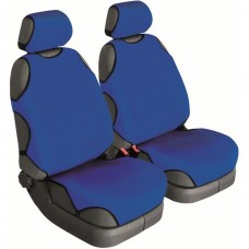 Майки универсал Beltex Cotton синие 2штуки комплект на передние сиденья без подголовников